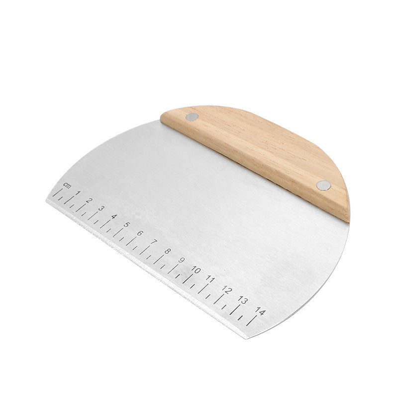 Dough Cutter & Scraper – Professional Stainless-Steel Baking Tool