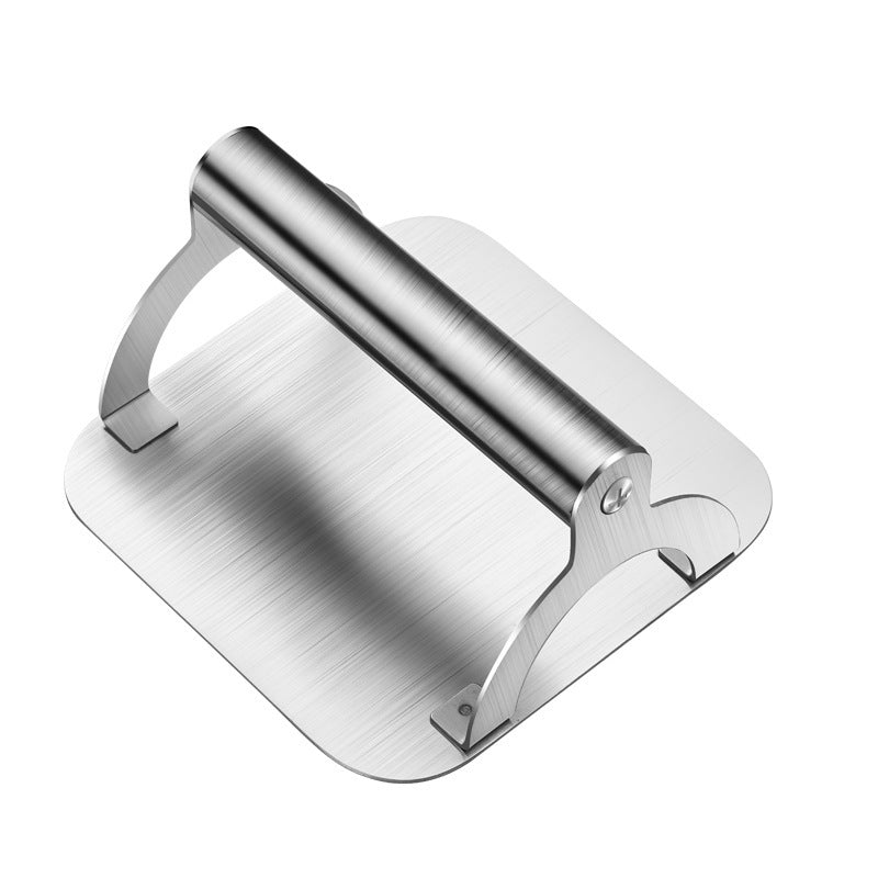 Stainless-Steel Meat Press – Precision Flattening for Steaks & Burgers