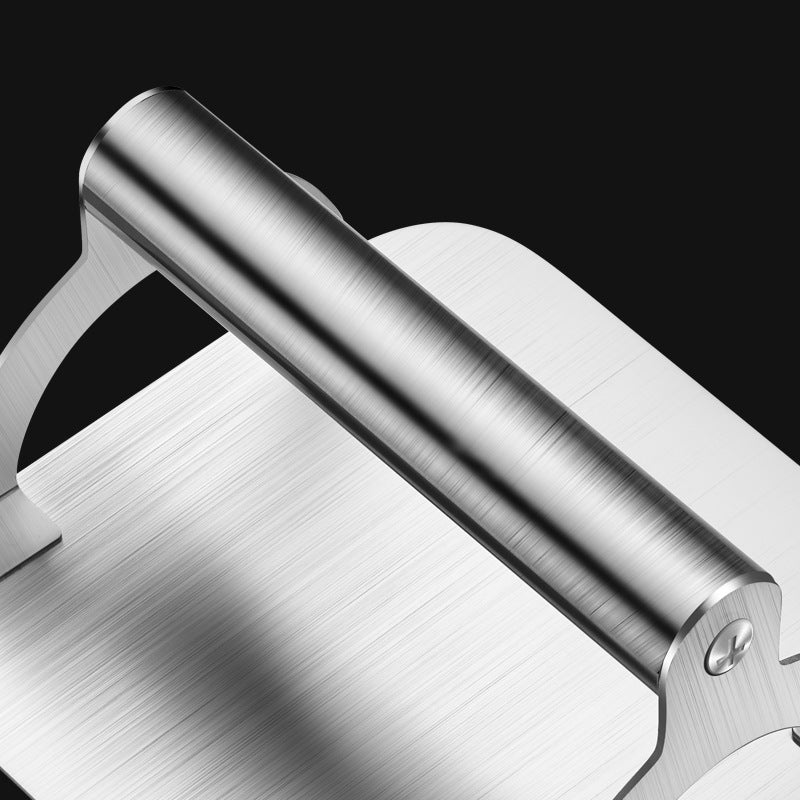 Stainless-Steel Meat Press – Precision Flattening for Steaks & Burgers