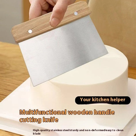 Dough Cutter & Scraper – Professional Stainless-Steel Baking Tool