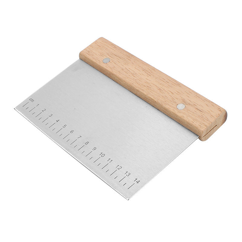 Dough Cutter & Scraper – Professional Stainless-Steel Baking Tool